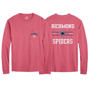 League Contrast Long-Sleeve Pocket Tee -  nantucketred